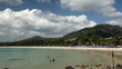People swimming and snorkelling in ocean