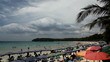 People swimming and snorkeling in ocean
