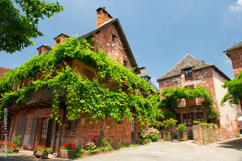 Photo: French red village Collonges la rouge French red village Collonges la rouge