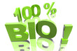 3D Schriften - 100% Bio