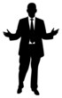 Presenting Business Man