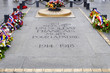 The flame of the unknown soldier in Paris