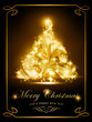 Elegant Christmas card, party invitation