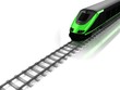 3d train on white
