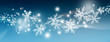 Schneeflocken, abstrakt, Banner, Webdesign, Head, Hintergrund