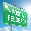 Positive feedback concept.