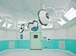 Lighting in surgery room in hospital