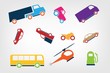 Color transport icons