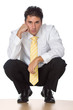Photo: Business Man - Sitting and Thinking 2 Business Man - Sitting and Thinking 2