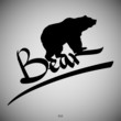 Bear Calligraphic elements
