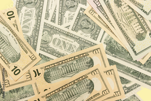 Photo: the background of dollars the background of dollars