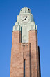 Clock tower of Helsinki central railway station.