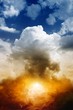Nuclear bomb explosion