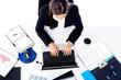 busy businesswoman
