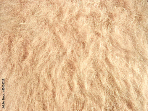 Photo: Texture of soft beige fleecy fabric (angora woolen cloth) Texture of soft beige fleecy fabric (angora woolen cloth)