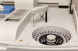 modern robotical machine for centrifuge blood and urine testing