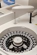 modern robotical machine for centrifuge blood and urine testing