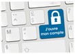 clavier j'ouvre mon compte