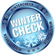 Button "Wintercheck" blau