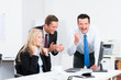 erfolgreiches team im büro