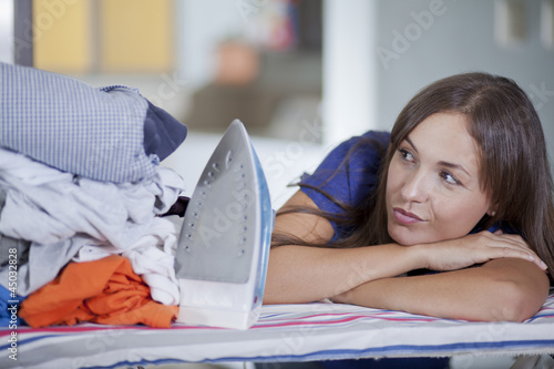 Photo: Not in the mood for chores Not in the mood for chores