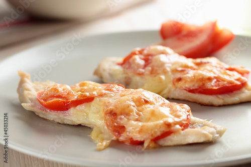 Photo: Chicken breasts with tomato Chicken breasts with tomato