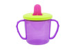 Multi colored	baby cup- bottle