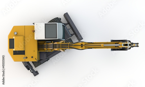 Illustration: excavator excavator