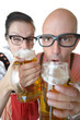 Nerds trinken Bier