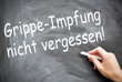 Grippe-Impfung nicht vergessen