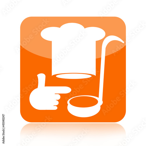 Illustration: Cooking meals icon Cooking meals icon