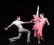 Photo: ballet dancers in rehearsal ballet dancers in rehearsal