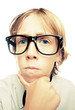 Photo: Young nerd with idea Young nerd with idea