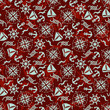 Seamless marine pattern