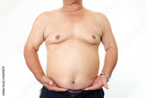 Photo: 肥満気味の男性 肥満気味の男性