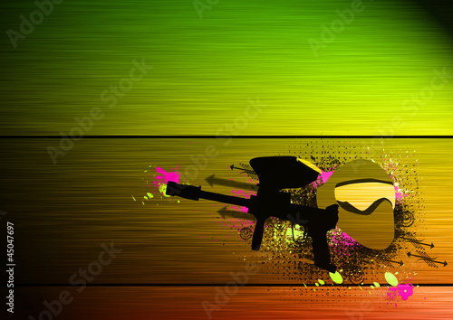 Illustration: Paintball background Paintball background