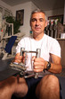 Foto: Mann im Sportstudio Mann im Sportstudio