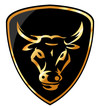 Vector: bull symbol bull symbol