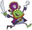 Pirate Zombie  With A Sword