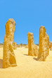 Pinnacles, Western Australia, a famous stone formation