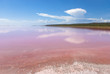Strange colored Water at Pink Lake, Western Australia