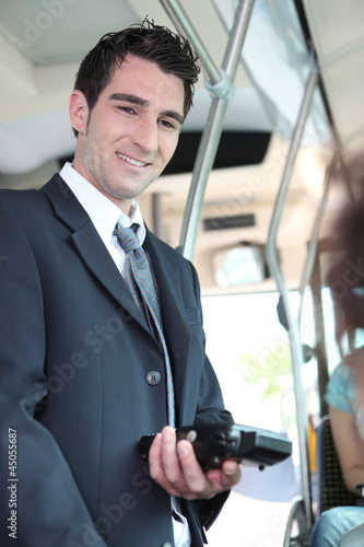 Photo: Ticket inspector Ticket inspector
