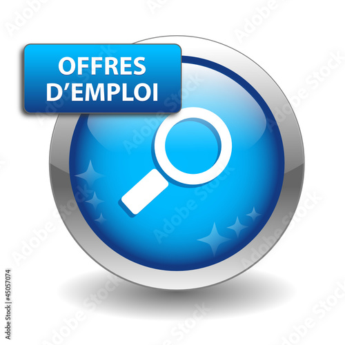 Bouton Web OFFRES DâEMPLOI (recherche candidature carrières job) Bouton Web OFFRES DâEMPLOI (recherche candidature carrières job)