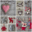 Collage of christmas photos