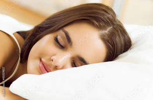 Photo: Young woman sleeping Young woman sleeping