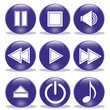 Vector: Collection of Media Player glossy buttons Collection of Media Player glossy buttons