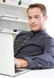 Mann im Büro