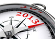new year 2013 conceptual compass