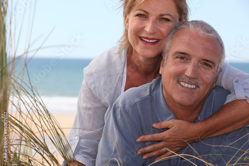 Photo: couple shining with happiness couple shining with happiness