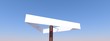 Blank billboard